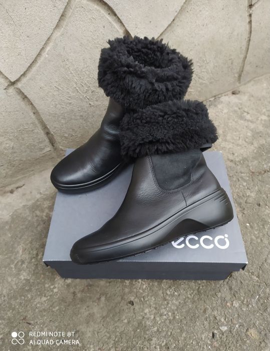 Ecco 36 ботинки на дівчинку зимові чоботи черевики сапоги взуття ессо