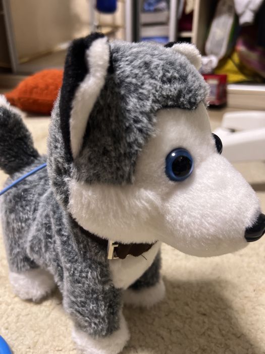 Дитяча інтерактивна інрашка цуценя, собака на повідку