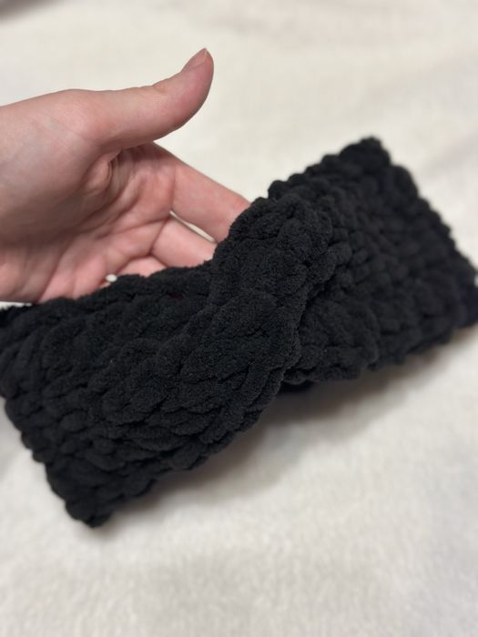 Повʼязка на голову, вʼязана повʼязка, челма, повязка