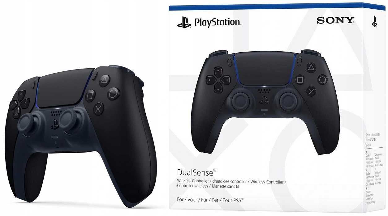 Pad do PS5 = DualSense CZARNY do konsoli PS5 = Wejherowo