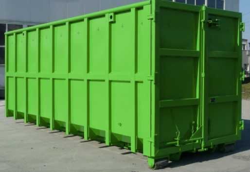 hakowy kontener Kp36 na złom i odpady