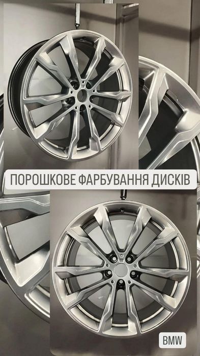 ПОРОШКОВЕ фарбування дисків