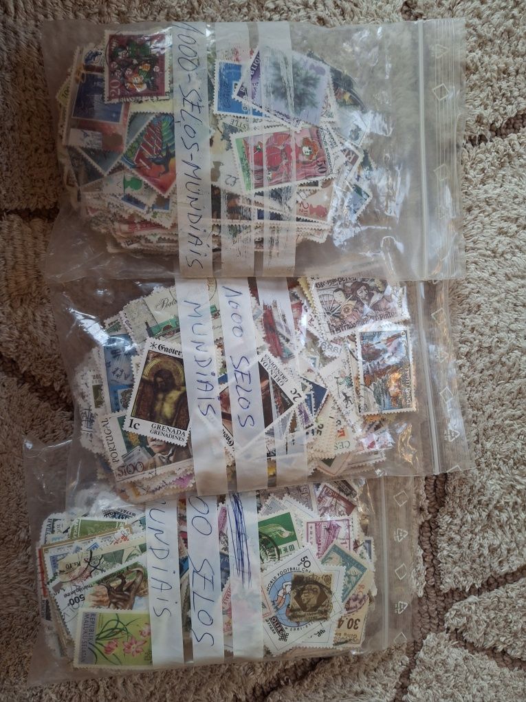 1000 selos mundiais diferentes
