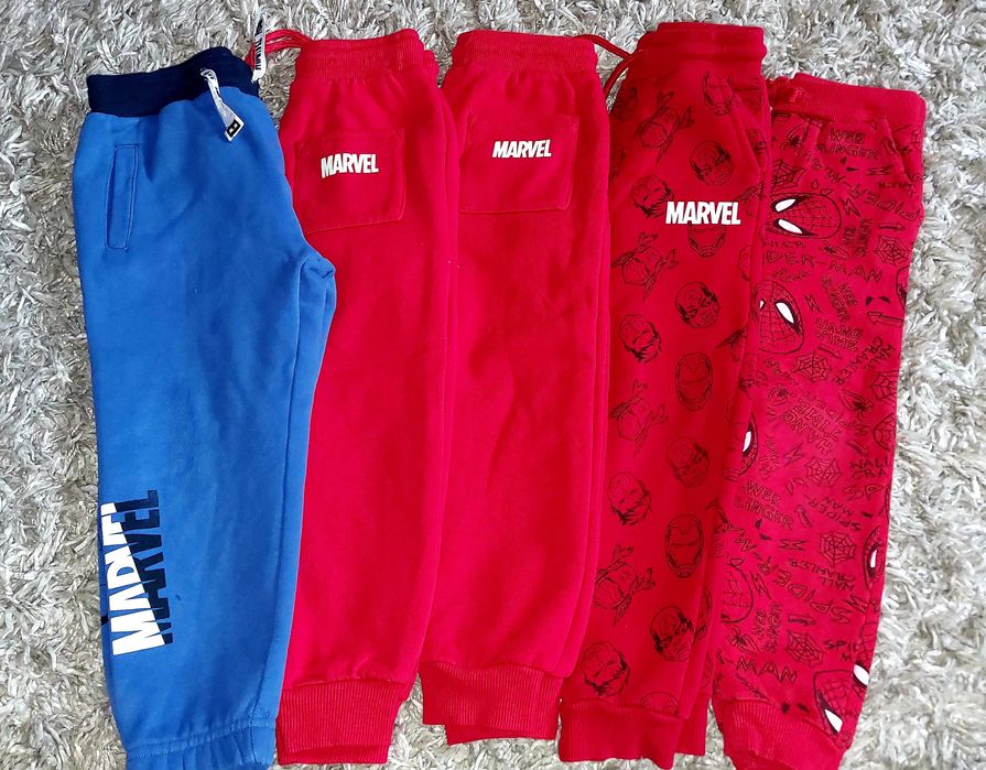 Cool Club, Marvel, Spodnie dresowe dla chlopca, 5-pak, rozmiar 110