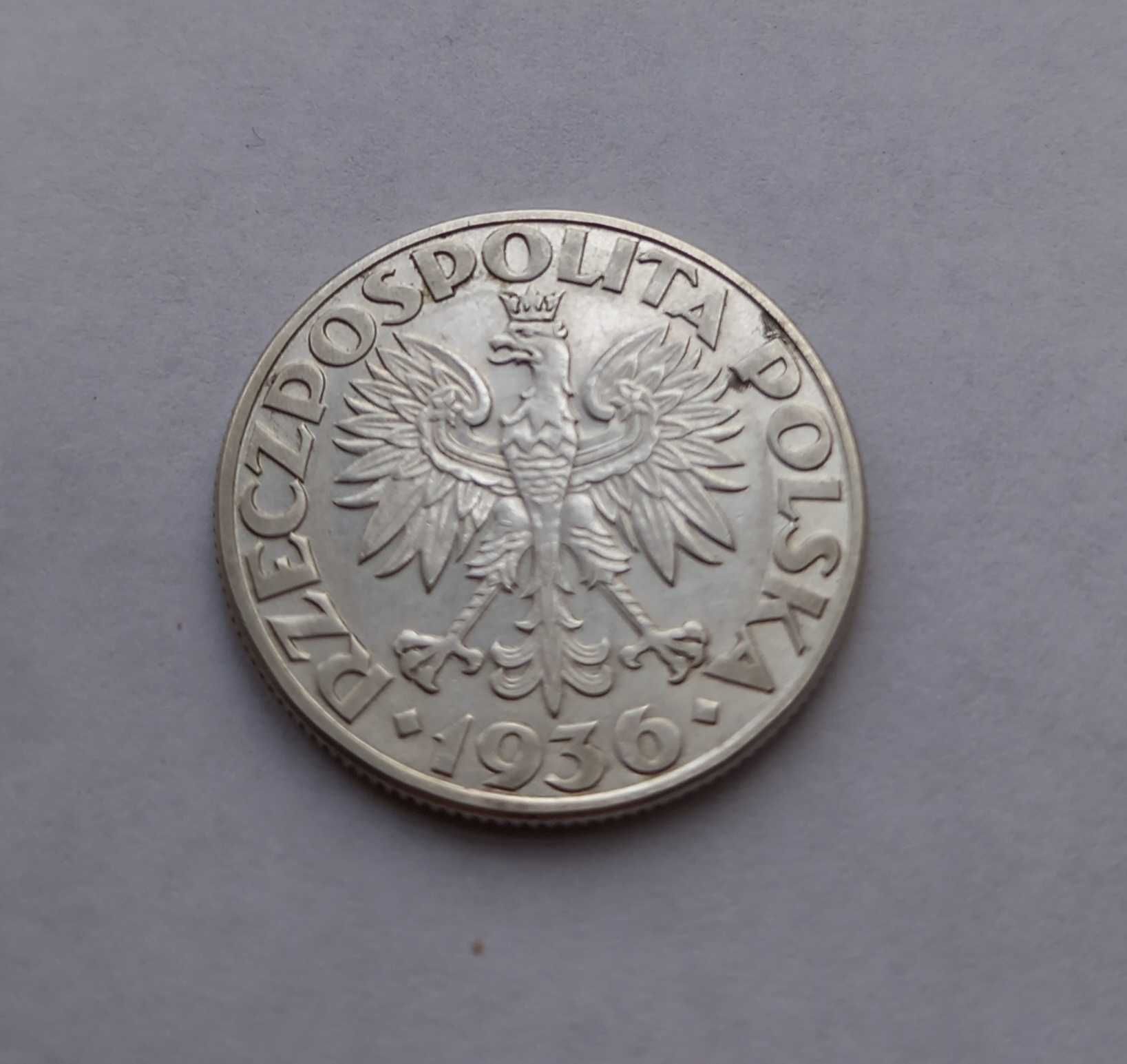 Срібна монета 2 злотих 1936 р