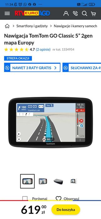 Nawigacja Tomtom go classic 5" 2gen