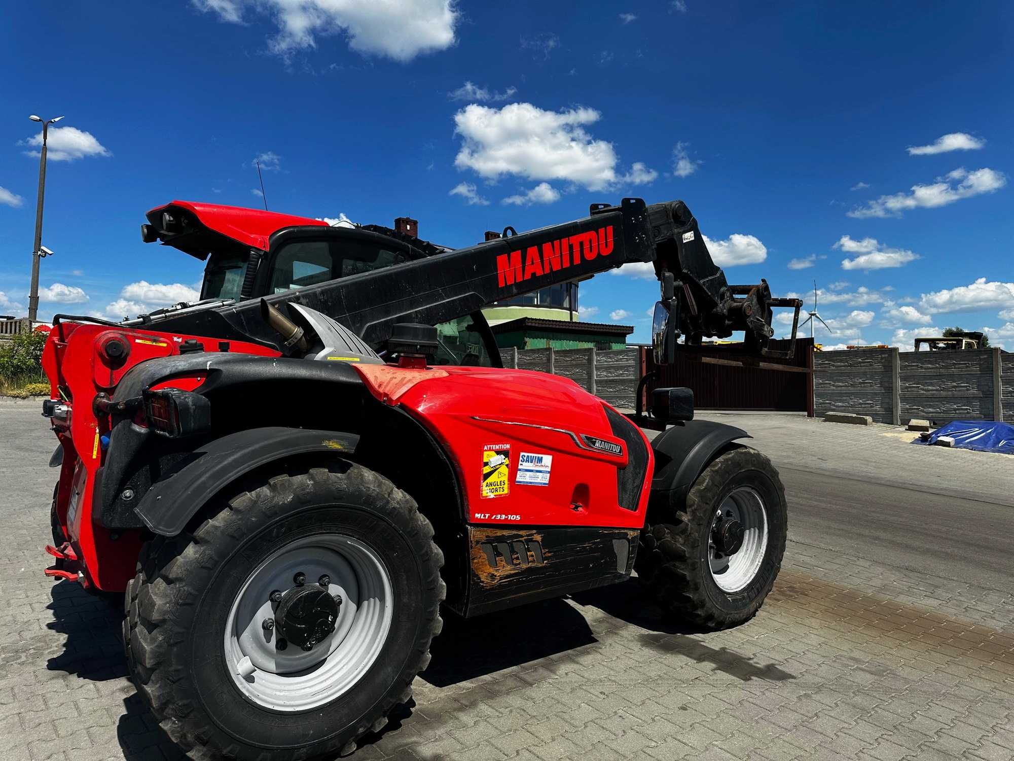 ładowarka teleskopowa MANITOU MLT 733 udźwig 3300kg wysięg 7m 4x4 2017