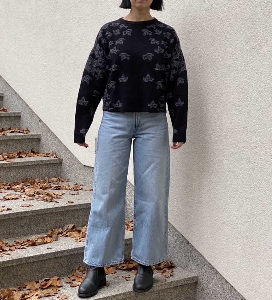 Sweter Bluza Zara S czarna