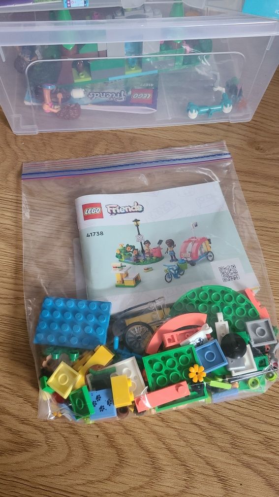 LEGO Friends Игрушечный велосипед для собак-спасателей с щенком. 6+