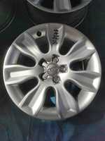 380 Felgi aluminiowe ORYGINAŁ AUDI R 16 5x100 otwór 57,1 mm