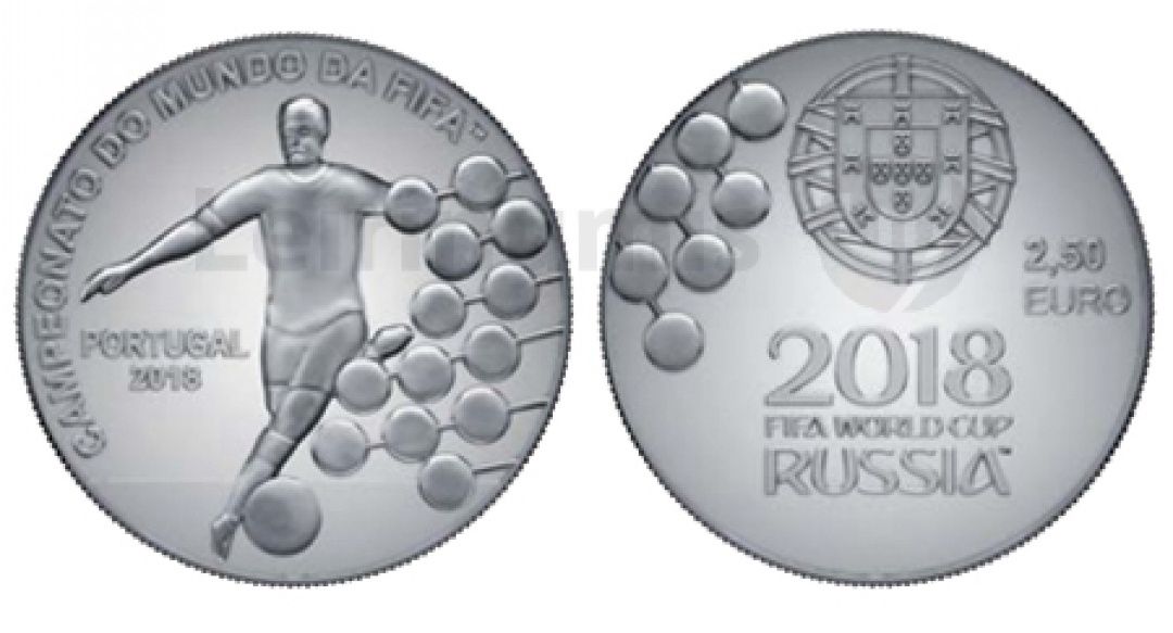 Moedas comemorativas raras portuguesa 2,5€