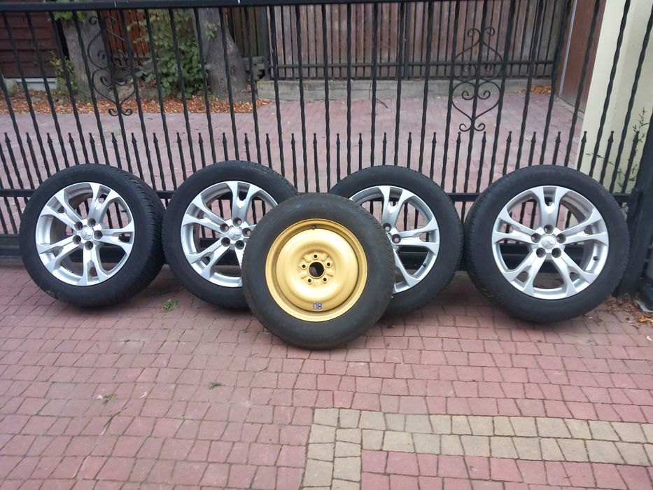 Felgi aluminiowe Mitsubishi Outlander III R18, opony Platin koło zapas