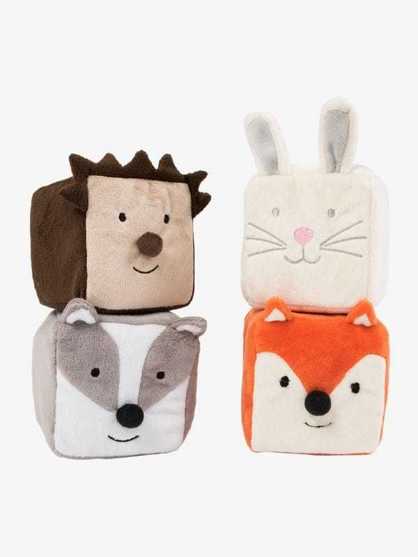 Jojo Maman Bebe - Soft Woodland Cubes - Novo