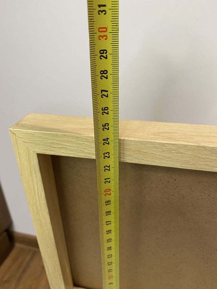 Drewniana ramka np na zdj do pokoju 43x24 cm