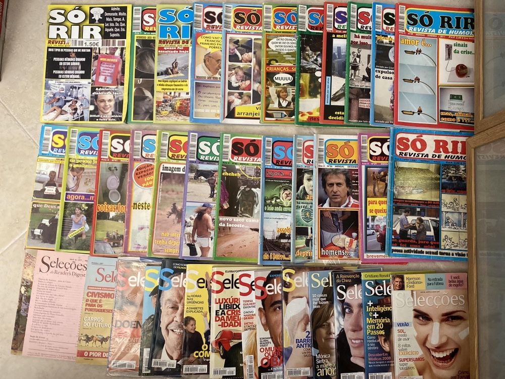 Revistas divdesde 0,50€ - visao, Noticias Magazine, lux, VIP, Jornais