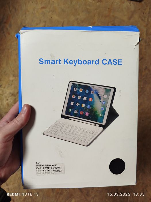 чохол з клавіатурою iPad 7/8/9 покоління 10,2 дюйми 2019/2020/2021