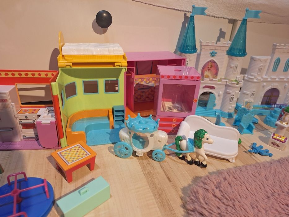 Zestaw domków dla lalek  - 3 sztuki