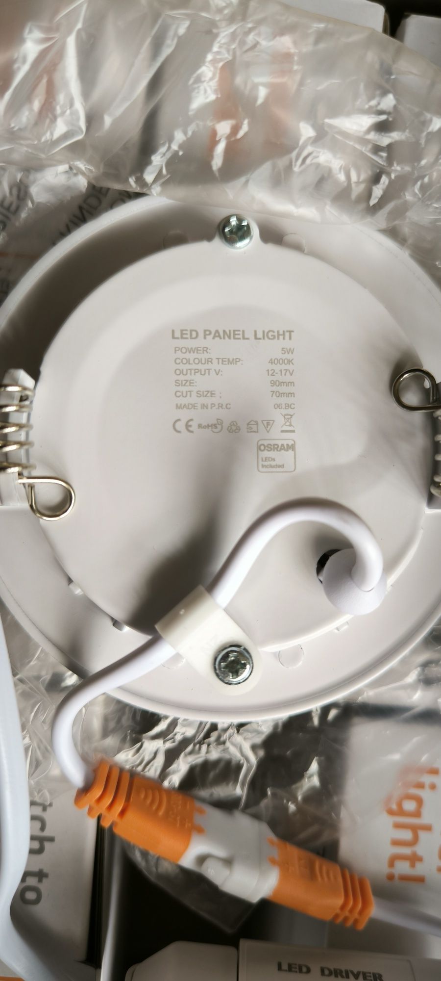 Downlight foco led Pladur 5w 4000k Osram