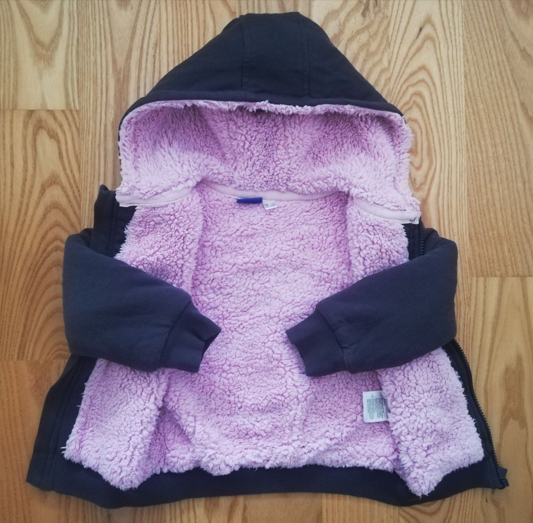 Bluza ciepła na futerku Lupilu unicorn 98/104