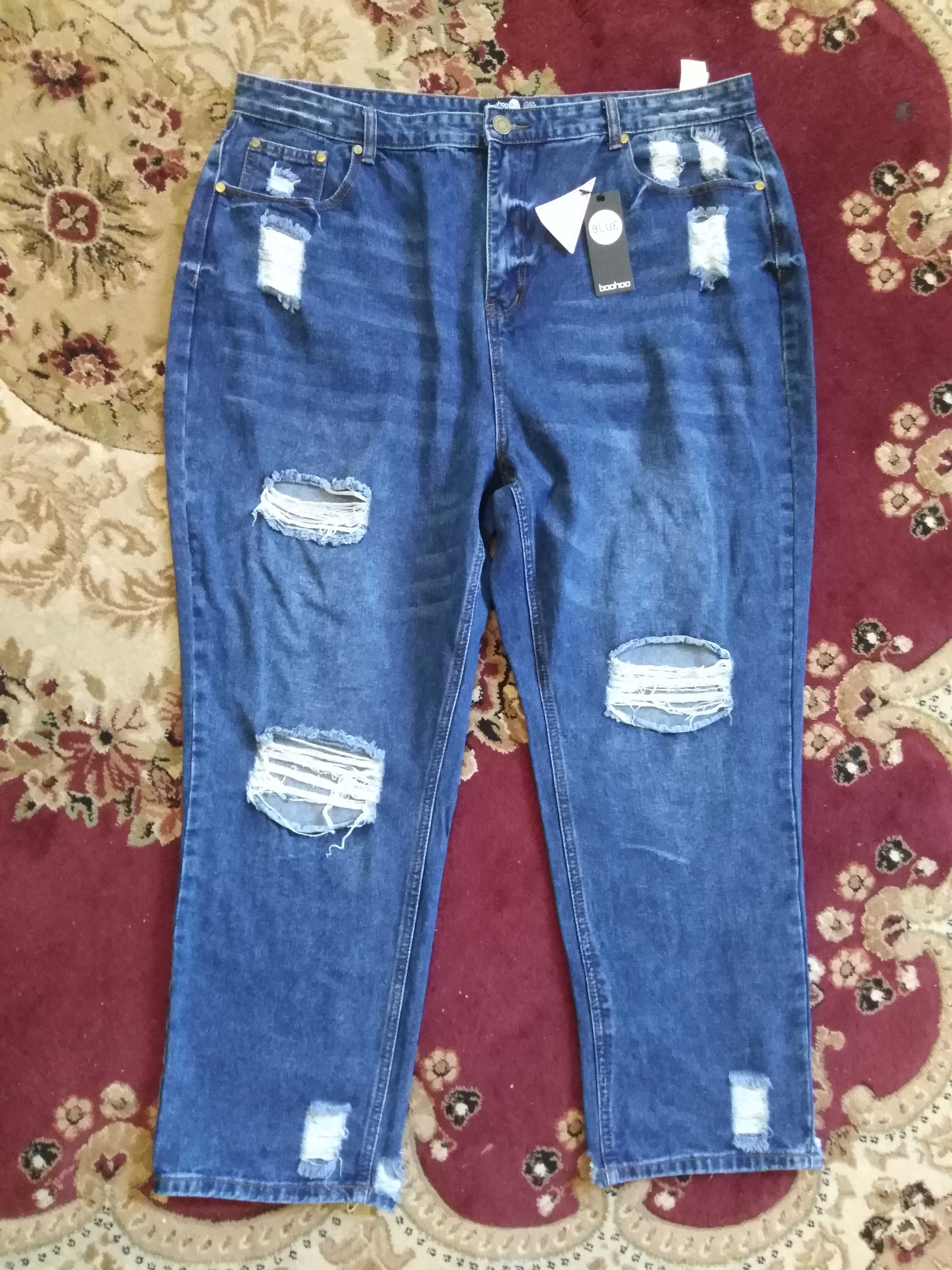 nowe jeansy damskie r. 52, XXXL