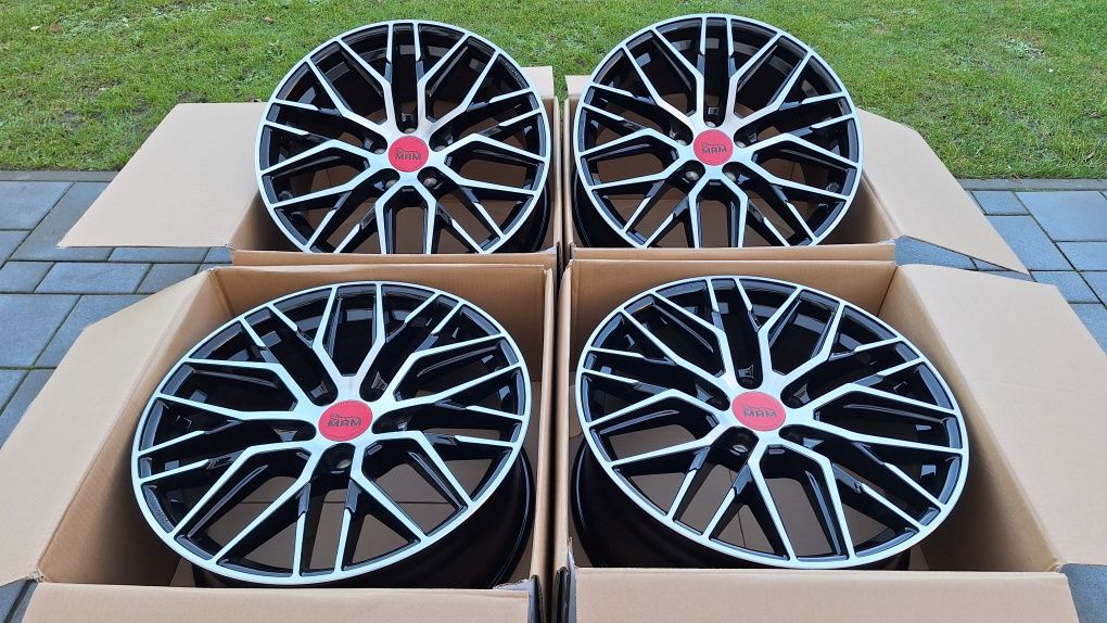 Nowe Alufelgi 5x112 R18 Audi A4 B8 B9 A5 A6 Q5  Vw Golf Skoda Octavia