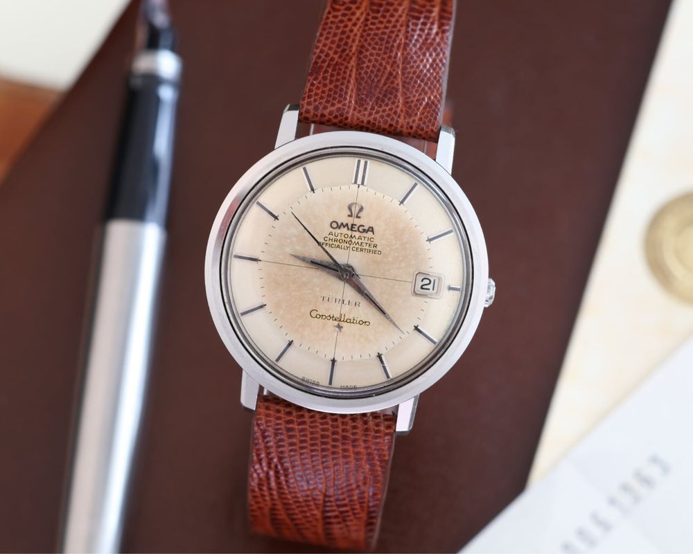 Zegarek meski Omega Constellation pie pan rzadki turler