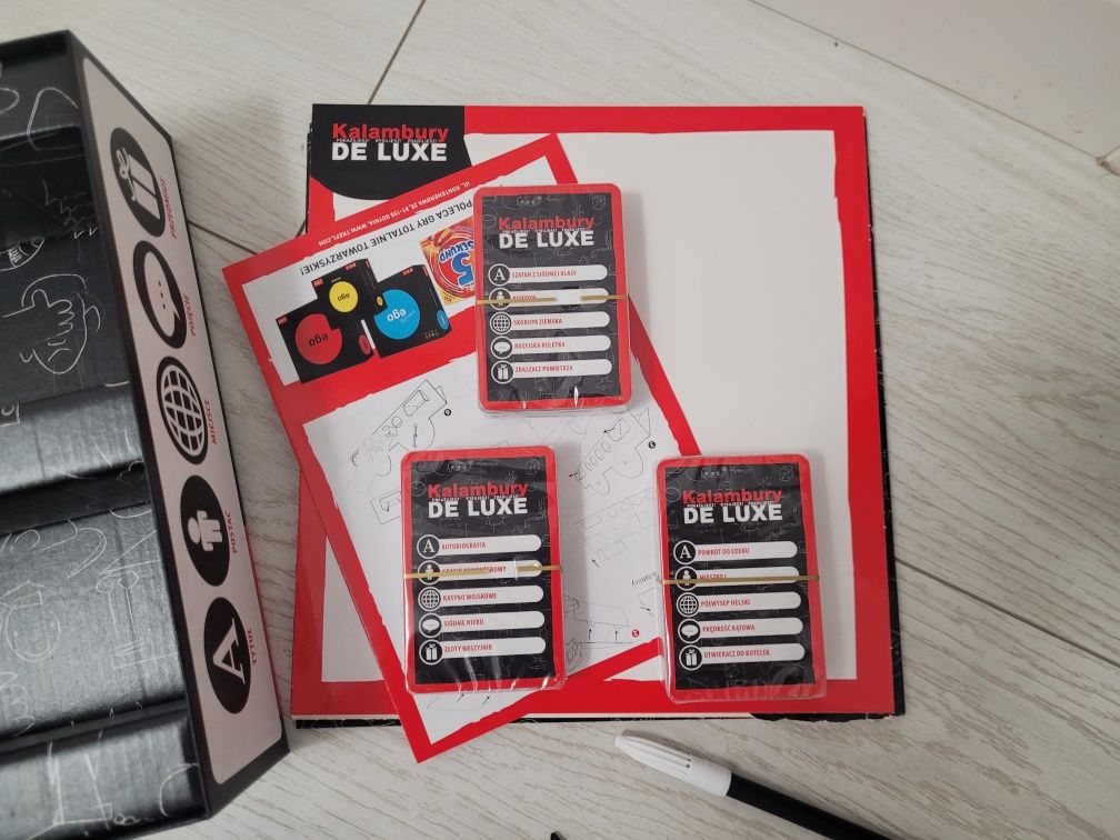 Gra planszowa KALAMBURY de luxe Nowa
