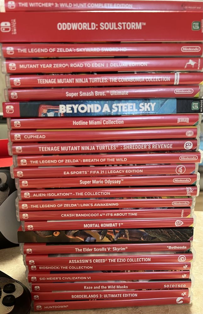 Nintendo switch, revision 2, второго поколения, картридж, контроллер
