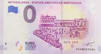 0 Euro -Netherlands - Station Amsterdam Westerdok - Holandia - 2019-1