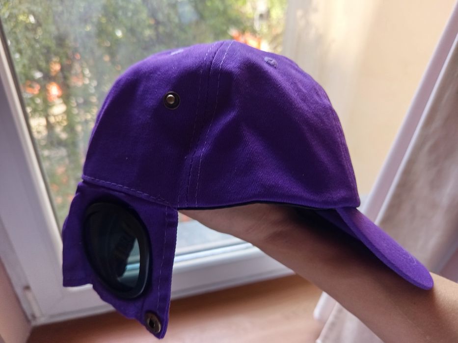 Czapka z daszkiem oraz goglami / Hand Made