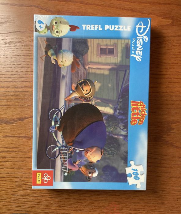 Puzzle 100 dla dzieci z filmu „Kurczak mały”