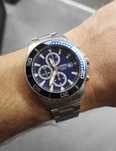 Zegarek męski Lorus chronograf obracany bezel, fajny stan