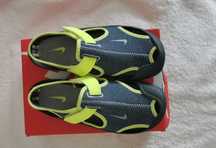 Sandały NIKE 33 33,5 wkładka 20,5 cm szary limonka super stan