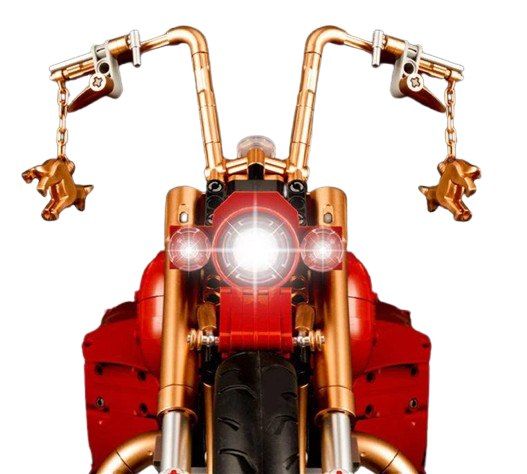 2111w1 Motor Klocki Motocykl Czerwony dla dzieci Imitacja silnika