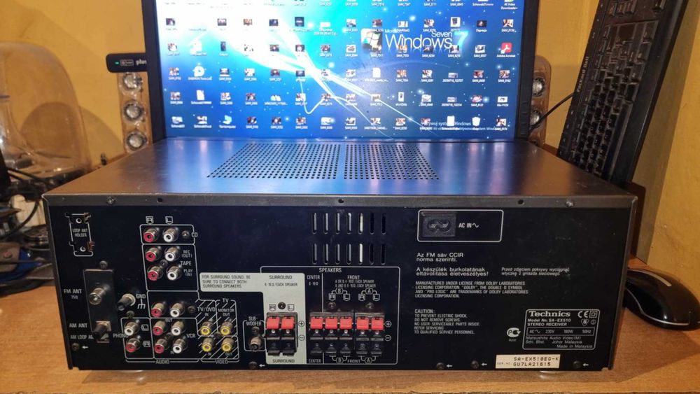 Amplituner TECHNICS SA-EX510 stereo 2 pary kolumn i 5.1