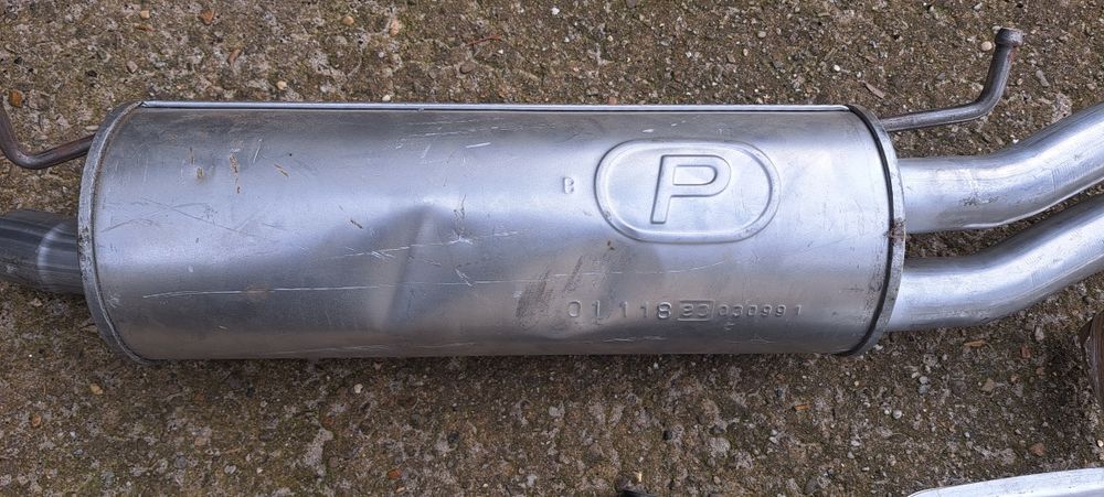 zestaw tłumików Polmostrów – Audi 80 / 90 / Cabriolet V6 (2.6 / 2.8)