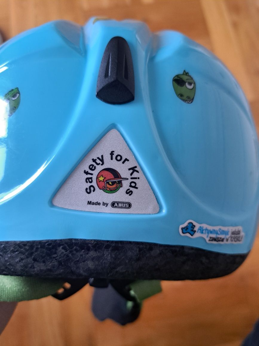 Abus Smiley, kask rowerowy dziecięcy, rozmiar 50-55 cm