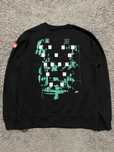 Світшот чоловічий CAV EMPT з принтом котон чорний made in japan