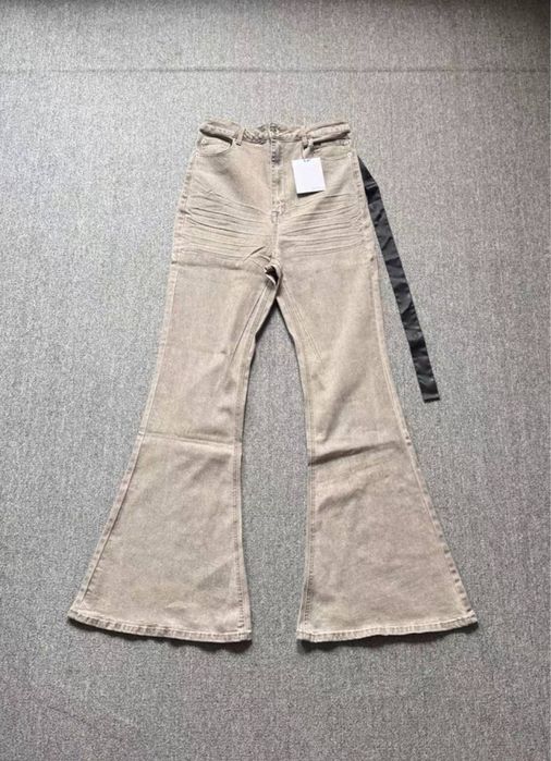 в НАЛИЧИИ М,S,XL Rick OwensDrkshdw Flared Jeans клеш джинсы rick owens