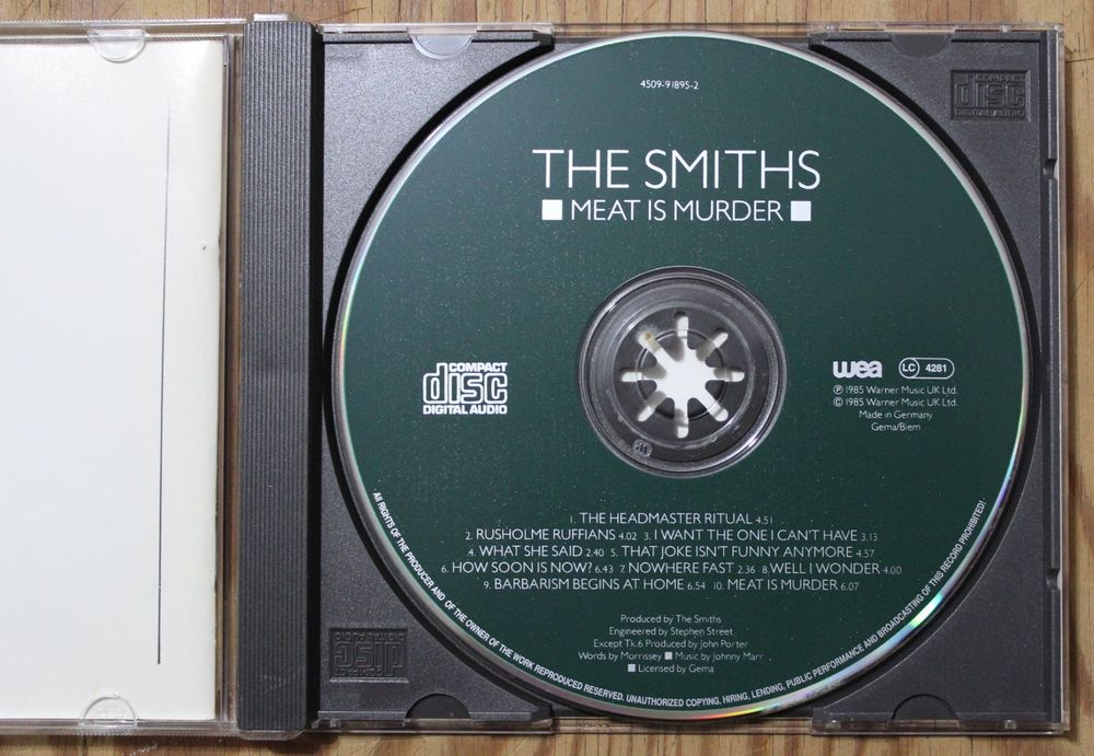 CD The Smiths - Meat Is Murder