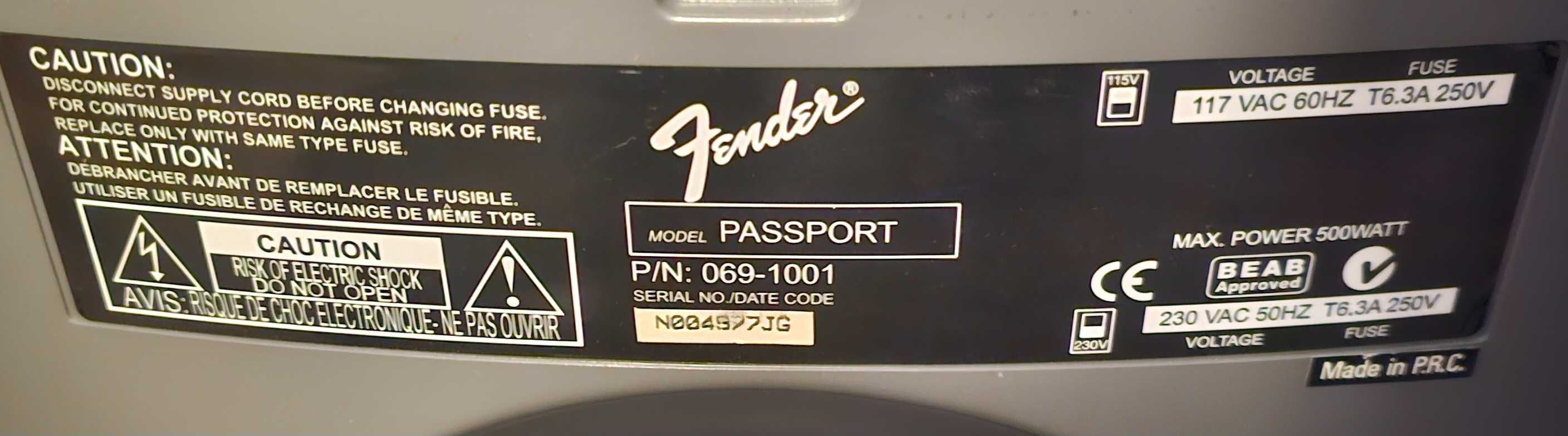 Fender Passport zestaw nagłośnienia
