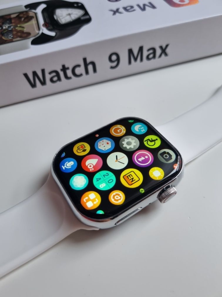 Smartwatch 9 Max biały pasek