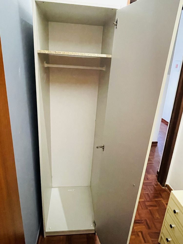 Ikea Roupeiro, bege claro, 49x55x186 cm