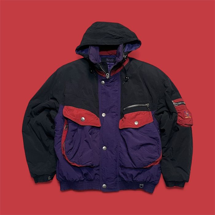 Бомбер куртка вінтаж зимовий розмір XL лижний