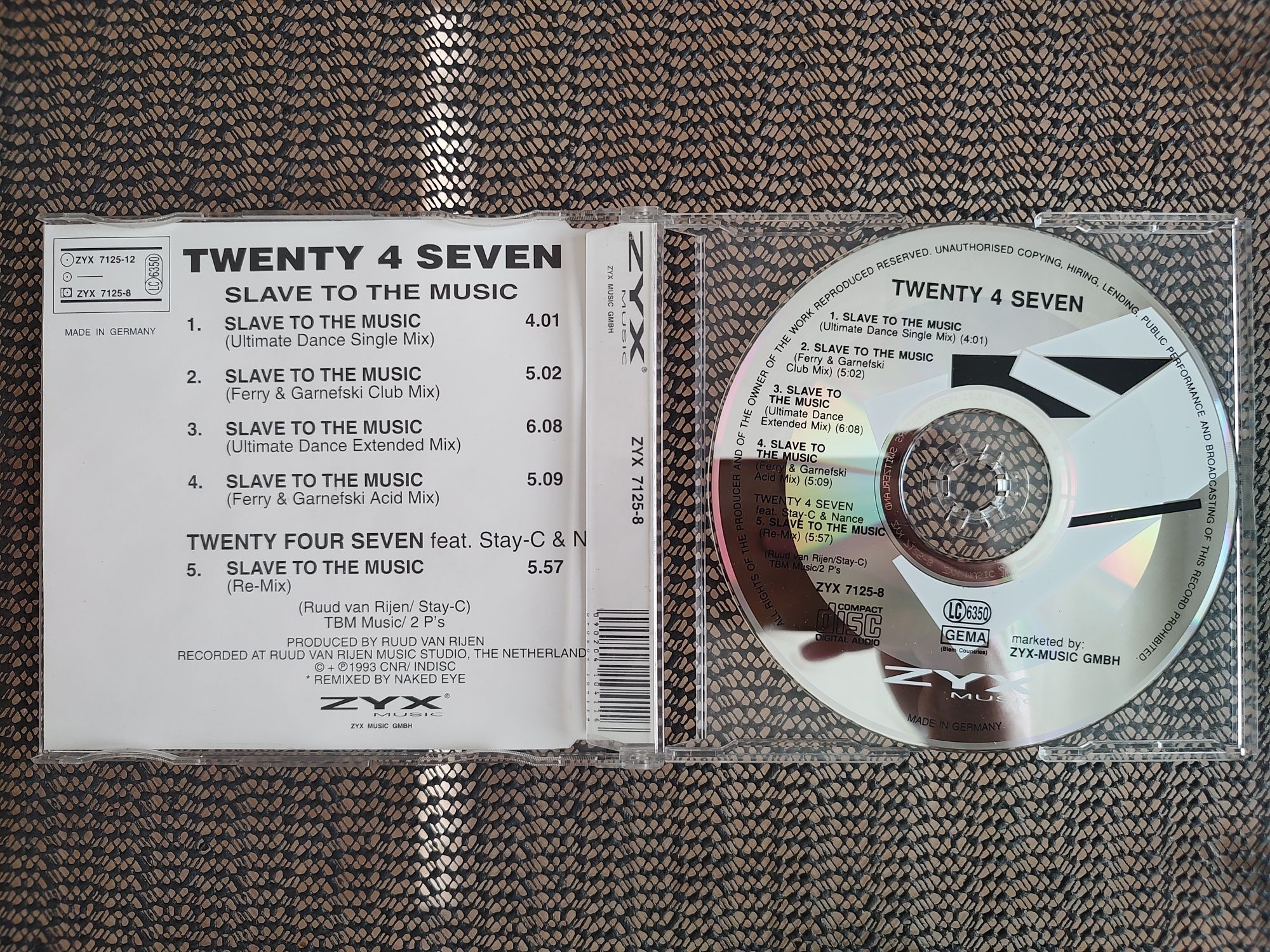 Album CD Twenty 4 Seven - Slave To The Music Bardzo Dobry Stan Okazja!