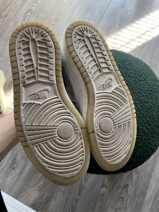 Buty Opium Avantgarde Nike Air Jordan White Lateks 1 OG Casual