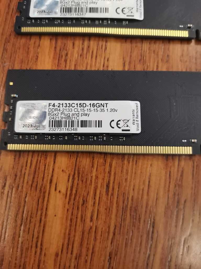 Pamięć RAM G.Skill Value DDR4 16 GB (2×8 GB) 2133 MHz
