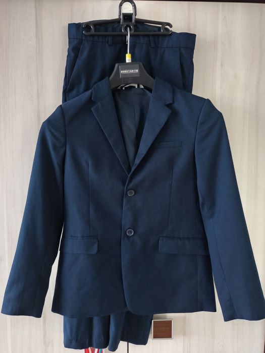 Garnitur H&M granatowy rozmiar 152