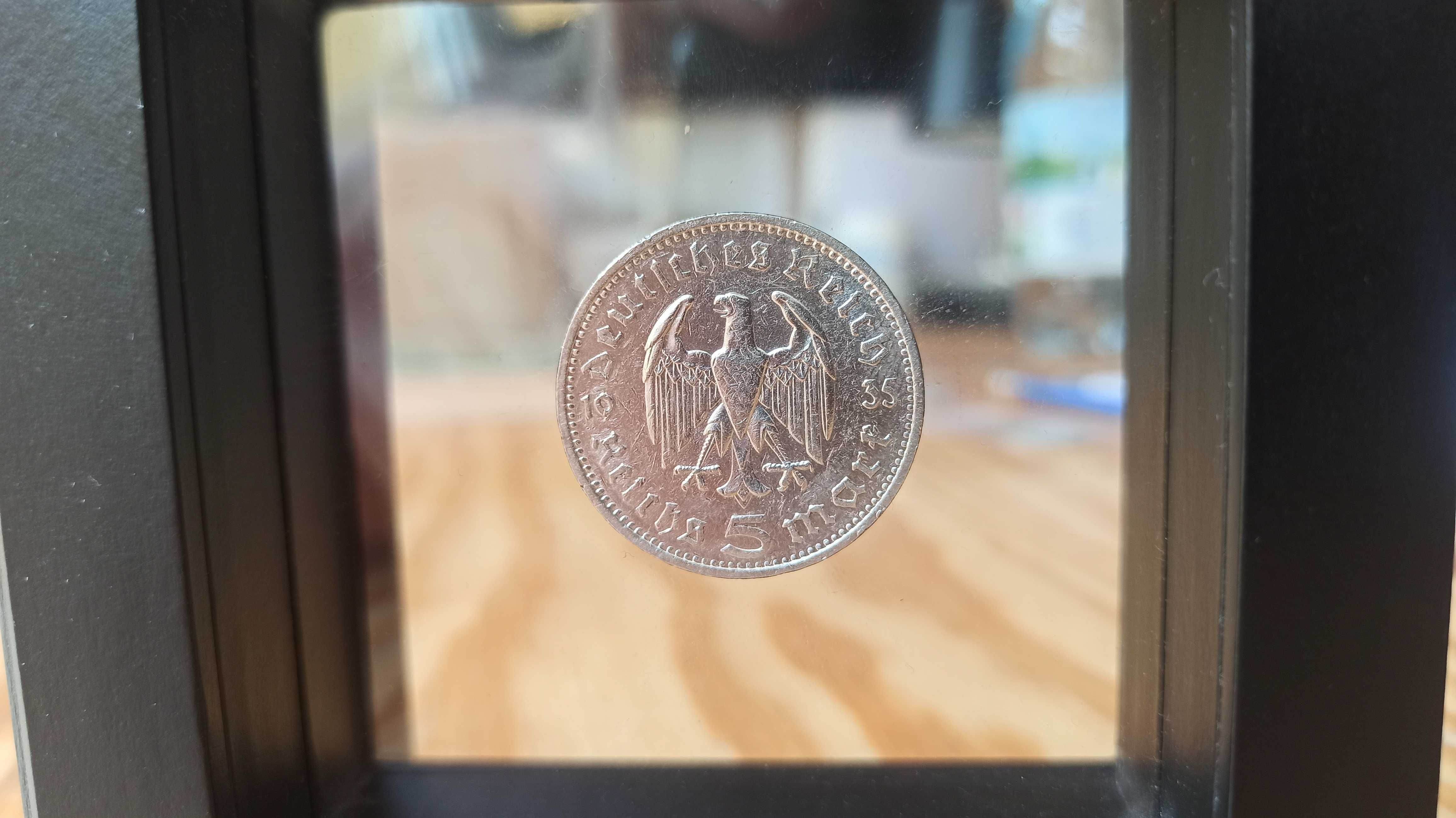 3 Rzesza, 5 Marek HINDENBURG 1935 F Srebro Piękna