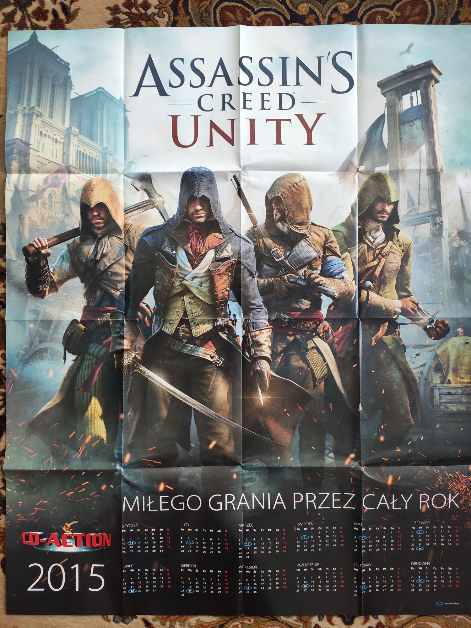 Megaplakat Minecraft / Assassin's Creed Unity